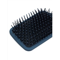 Dewal Beauty Щетка для волос серия «Магия» массажная, квадратная, 13 рядов, серо-синий 28012