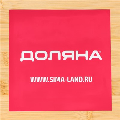 Доска разделочная Доляна «Идея», 28×20 см, бамбук