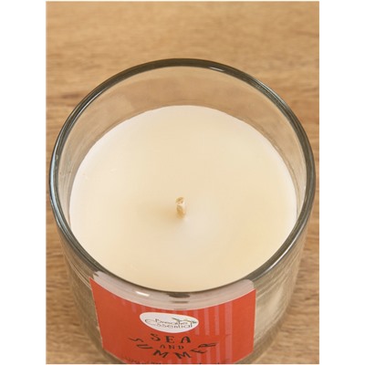 Свеча с кристаллом внутри Sea and Summer Jade orchid, 120 г, соевый воск, орхидея