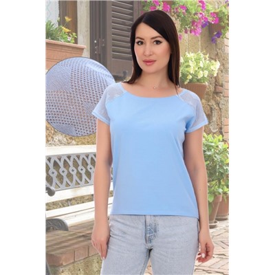 Футболка Коктейль (Голубой)