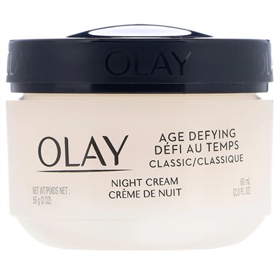Olay, Age Defying, Classic, ночной крем, 60 мл (2 жидк. унции)