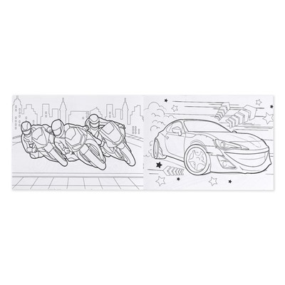 Раскраски детские набор «Для мальчиков», 4 шт. по 16 стр., А4