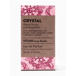 Парфюмерная вода женская Vegan Love Studio Crystal, 50 мл (по мотивам Bright Crystal (Versace)