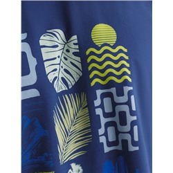 Свободная футболка  с авторским принтом