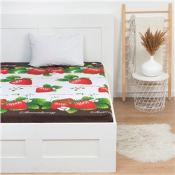 Простыня на резинке 2-спальная «Этель. Виктория», 160×200+25 см, бязь