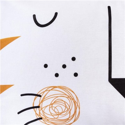 Постельное бельё 1.5-спальное «Этель» Sleepy tiger, бязь