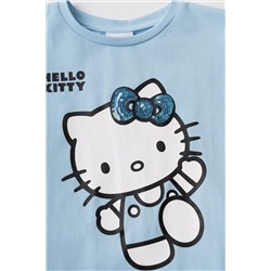 Комплект трикотажный для девочек: фуфайка (футболка), шорты PLAYTODAY, 1240136