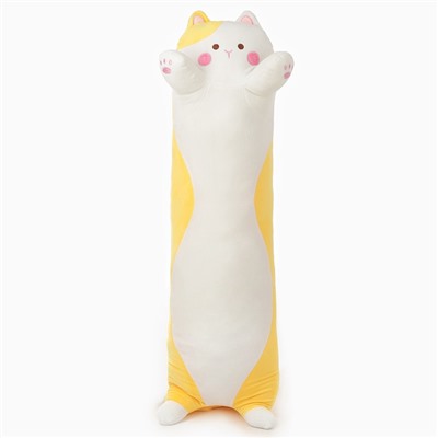 Мягкая игрушка без наполнителя «Кот», 110 см, цвет желтый