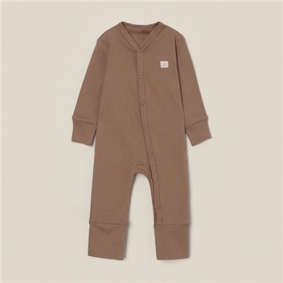 Набор комбинезонов 2 шт. SL HOME рост 74-80 см, бежевый, кофейный