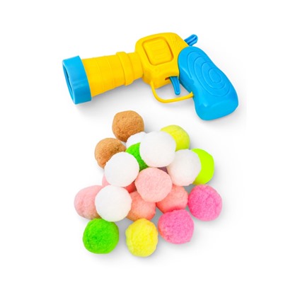 Игрушка-пистолет для кошек, 20 шариков