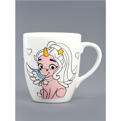 Роспись кружки красками - частичное заполнение «Прекрасная принцесса»