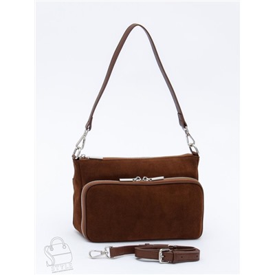 Сумка женская кожаная 8200PEF cocoa Polina&Eiterou в Новосибирске