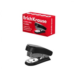 Степлер 24/6 на 15 листов 61741 мини "Классика-Мини" черный ErichKrause