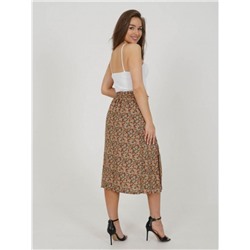 Юбка Хельга (Цветы бежевый)