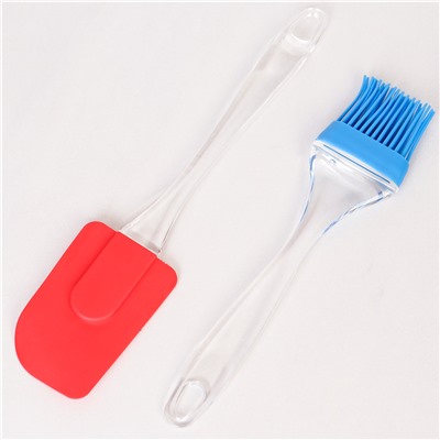 Кисточка и лопатка кулинарная силиконовая 24 см / RK-550 /уп 240/