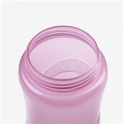 Бутылка для воды спортивная, 500 мл, 20.2×7.5×6.7 см, цвет МИКС