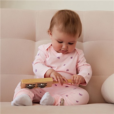 Лонгслив детский MINAKU, рост 68-74 см, розовый