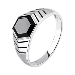 Кольцо из серебра куб.циркон., Л-12164