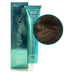 Крем-краска для волоc 5.0 светлый коричневый, Kapous Hyaluronic acid, 100 мл