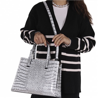 Сумка 593372-1 white Velina Fabbiana-Safenta