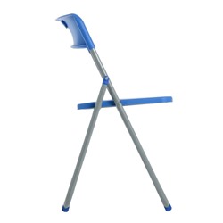Стул складной 75×45×43 см, металл, пластик, синий