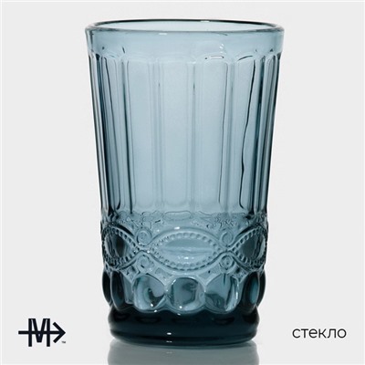 УЦЕНКА Набор стаканов 6 шт. "Ла-Манш" 350 мл 8×8×12.5 см, синий