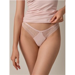 Трусы CONTE LACE TWIST LBR 1989 Трусы «бразилиана» из фактурного кружева и хлопка