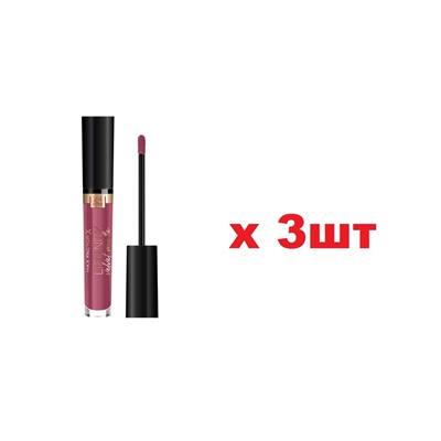 MaxFactor Матовая губная помада Lipfinity Velvet 005 Matte merlot 3шт