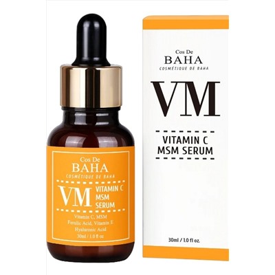 Cos De BAHA Сыворотка для лица с витамином С и MSM / VM Vitamin C MSM Serum, 30 мл KRISTALLER, 1109902
