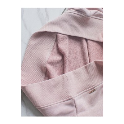 Свитшот свободный из петельчатого футера двухнитки с эластаном VILATTE, 1228121