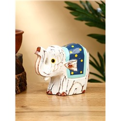 Сувенир «Слонёнок», 12×5.5×9 см, дерево, белый