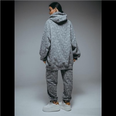 Худи женское Ваниль (Светло-серый варёнка)