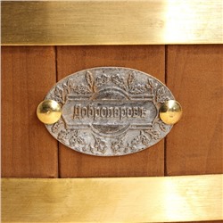 Шайка - таз для бани и сауны, 10 л, деревянная, пластиковая вставка, ручки - верёвки, с термообработкой, «Добропаровъ»