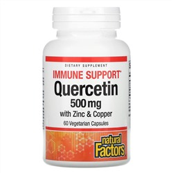 Natural Factors, Immune Support, Quercetin, 500 mg, 60 Vegetarian Capsules