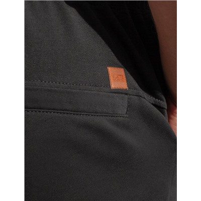 Шорты из тонкого футера с карманом на молнии