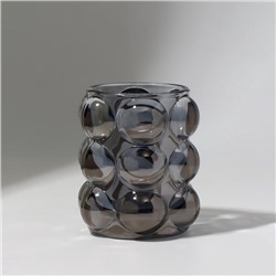 Подставка для хранения косметических принадлежностей «Bubble», 10×8 см, чёрная