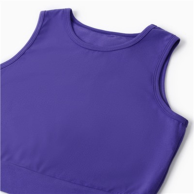 Топ женский MiNiMi, фиолетовый, размер 46 (M)