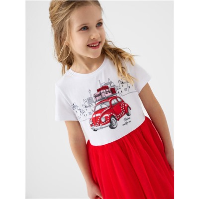 Платье трикотажное для девочек