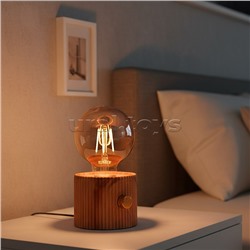 Светильник "Лампочка" (цвет коричневый) в коробке