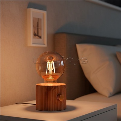 Светильник "Лампочка" (цвет коричневый) в коробке