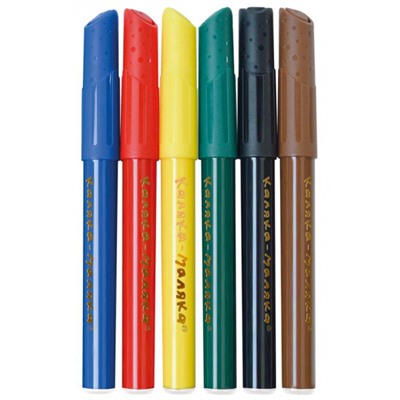 Фломастеры  6цв толстые ФТКМ06 Каляка-Маляка