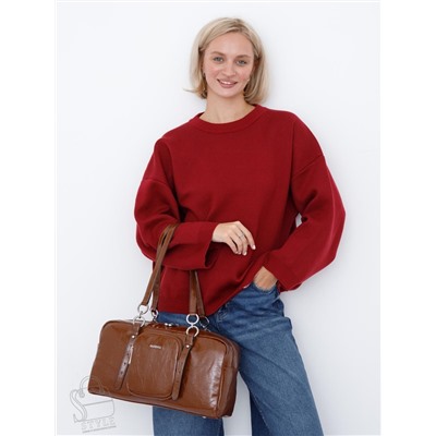 Сумка женская  51155SL brown Velina Fabbiano-Safenta в Новосибирске