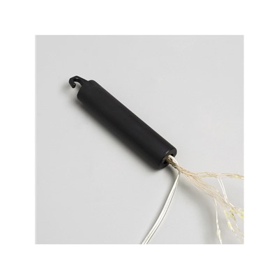 Гирлянда «Дреды» 1.5 м, IP20, серебристая нить, 125 LED, свечение белое, 12 В