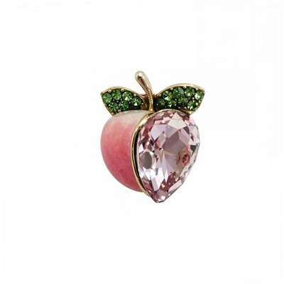 Брошь Персик