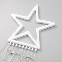 Светодиодная фигура «Комета» 3.5 м, пластик, 9 нитей, 31 В, свечение синее