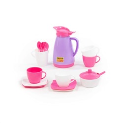 Wader Набор детской посуды "Алиса" на 4 персоны (Pretty Pink)