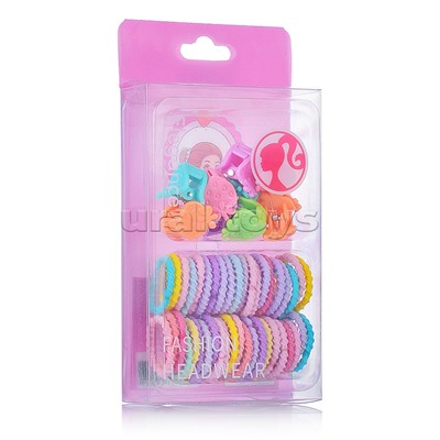 Набор резинок/заколок для волос "Клубнички" 60 предметов