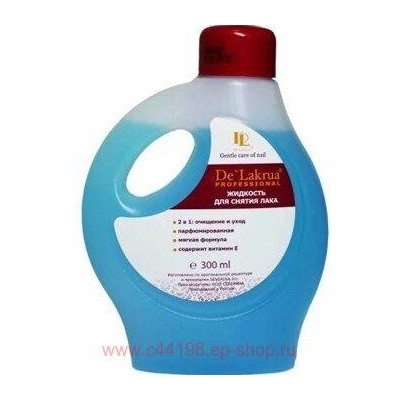 De'Lakrua Жидкость для снятия лака с ацетоном Polish Remover 300 мл