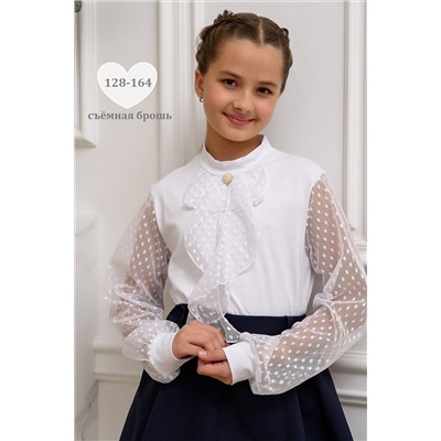 Блузка Олимпия длинный рукав НАТАЛИ, 1220364