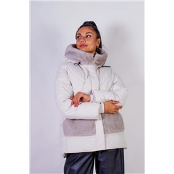 Зимняя куртка с капюшоном Меховая отделка арт.631